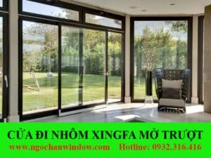 cửa nhôm Xingfa mở trượt