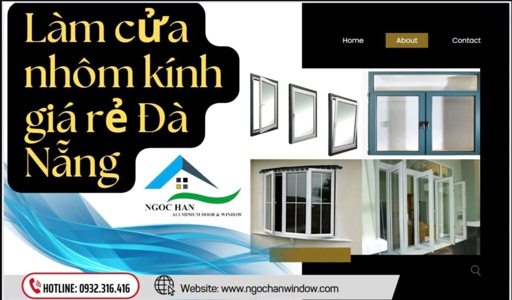 làm cửa nhôm kính giá rẻ Đà Nẵng