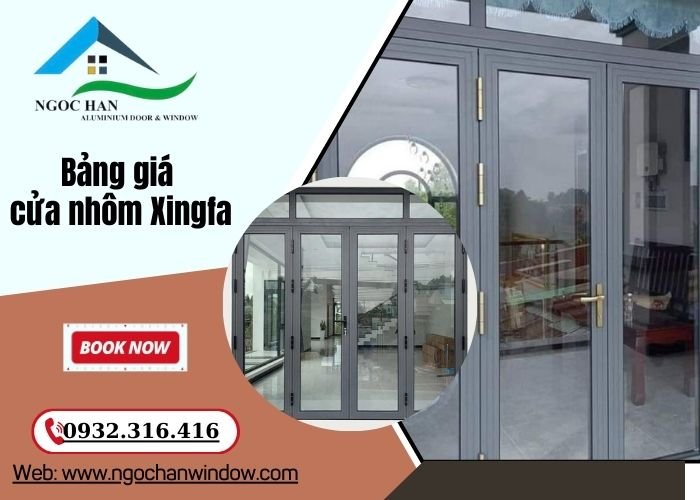 bảng giá cửa nhôm Xingfa