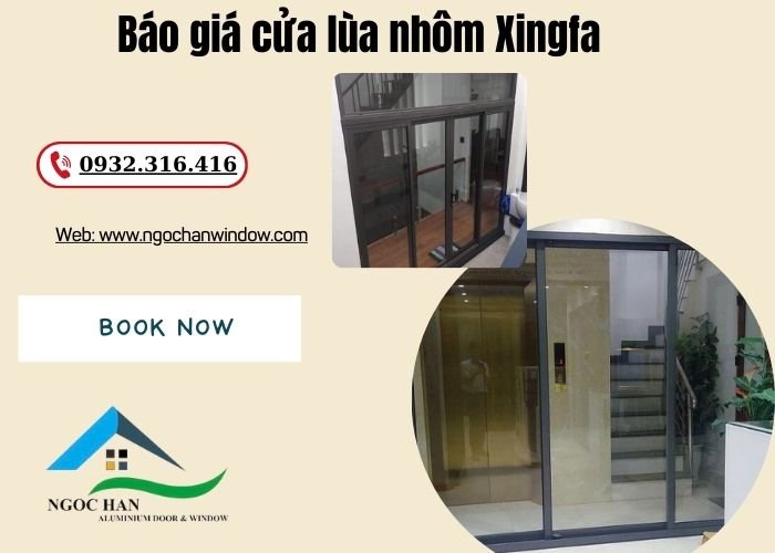 báo giá cửa đi nhôm Xingfa