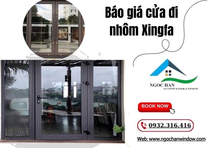 báo giá cửa đi nhôm Xingfa