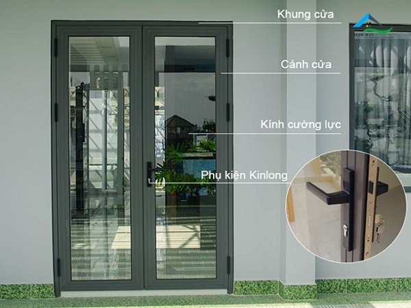 cửa kính cường lực Xingfa