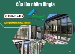 cửa lùa nhôm Xingfa