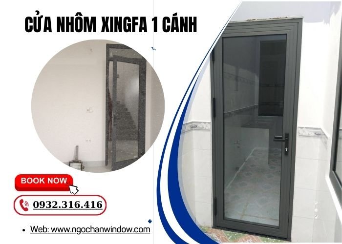 cửa nhôm Xingfa 1 cánh