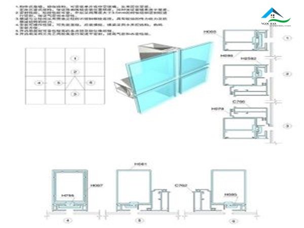 cửa nhôm Xingfa mặt dựng