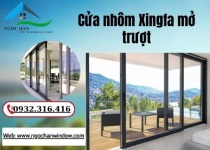 cửa nhôm Xingfa mở trượt