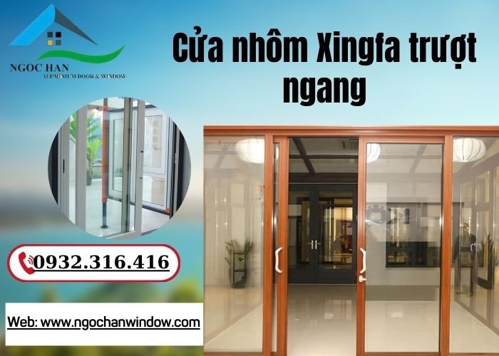 cửa nhôm Xingfa trượt ngang