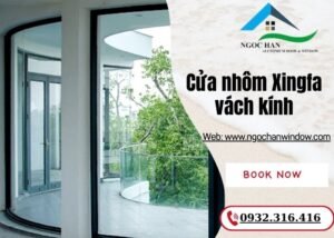 cửa nhôm Xingfa vách kính