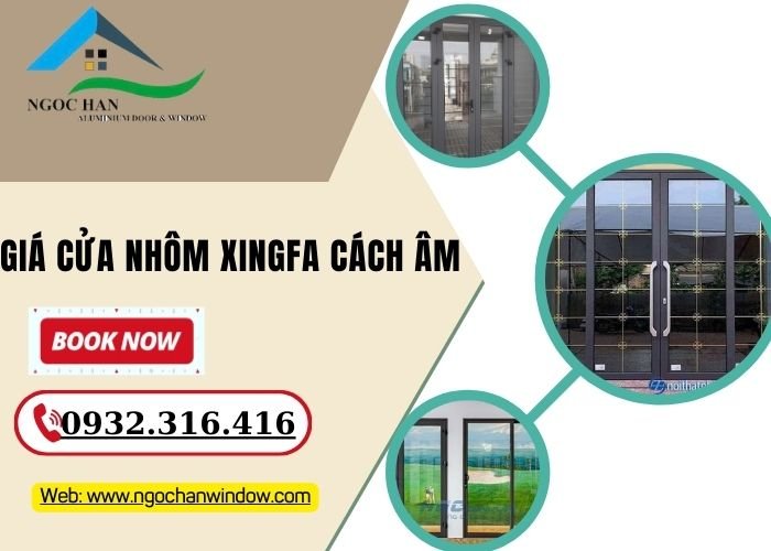 giá cửa nhôm Xingfa cách âm