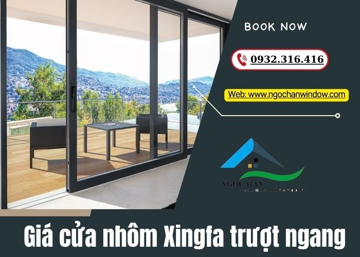 giá cửa nhôm Xingfa trượt ngang